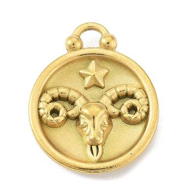 Real 18K Gold Plated Tone 304 Stainless Steel Pendants