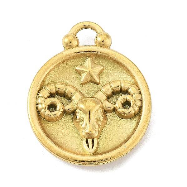Real 18K Gold Plated Tone 304 Stainless Steel Pendants