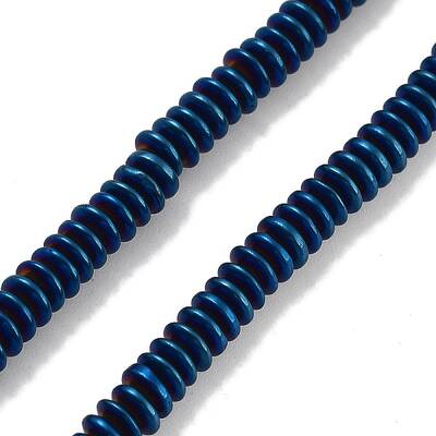 Electroplated Synthetic Non-magnetic Hematite Beads Strands