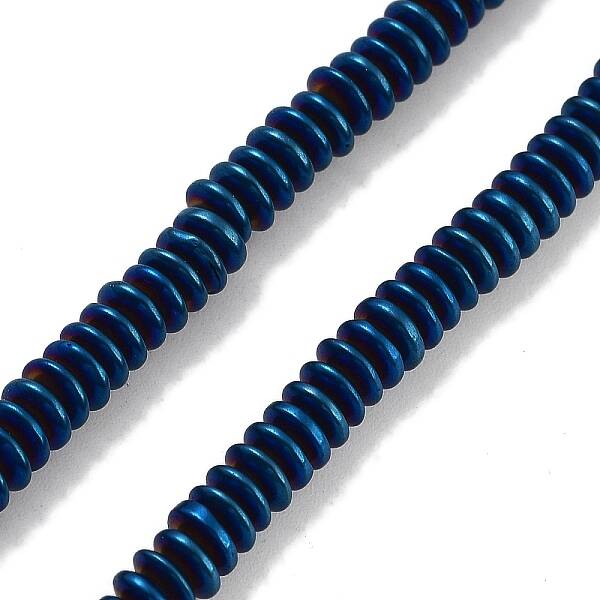 Electroplated Synthetic Non-magnetic Hematite Beads Strands