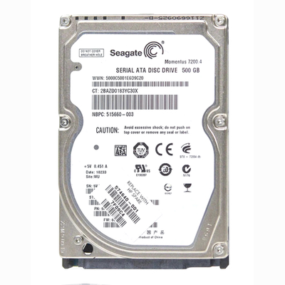 574640-001 HP 500GB 7200RPM SATA 3Gb/s 16MB Cache 2.5-inch Hard Drive