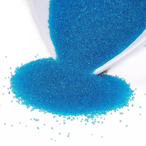 Transparent DIY 3D Nail Art Decoration Mini Glass Beads