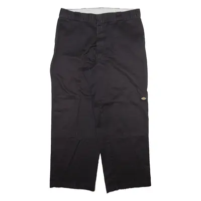 DICKIES Mens Trousers Grey Relaxed Straight W38 L29