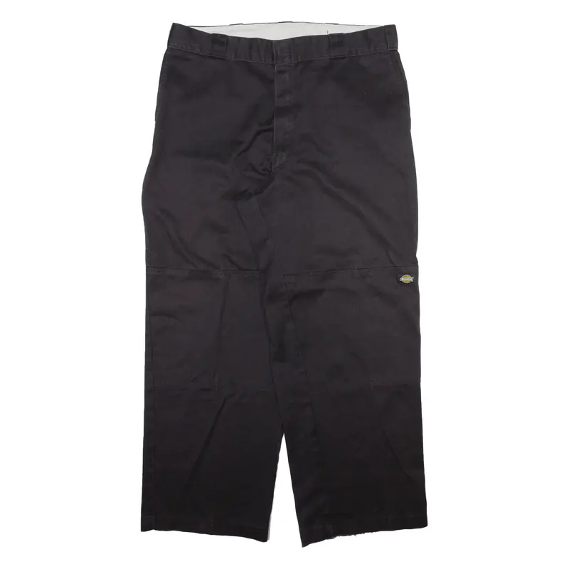 DICKIES Mens Trousers Grey Relaxed Straight W38 L29