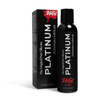 Wet Platinum Luxury Silicone Lubricant 3.1oz