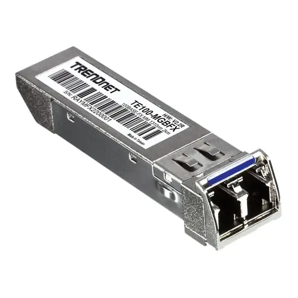 TRENDnet TE100-MGBFX | SFP to RJ45 100Base-FX Multi-Mode Fiber LC Connector SFP Transceiver Module