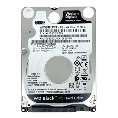00FC425 Lenovo 500GB 7200RPM SATA 6Gb/s 32MB Cache 2.5-Inch Hard Drive