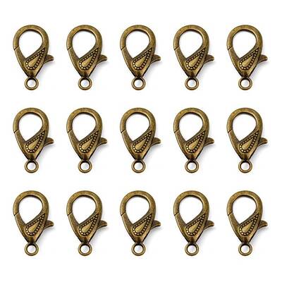 Tibetan Style Alloy Lobster Claw Clasps