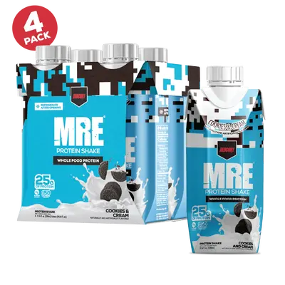MRE Ready to Drink Protein Shakes - Sugar-Free + Keto Friendly RTD Protein Shakes - Whole Food Blend with 25g of Protein + MC...