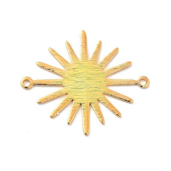 Rack Plating Brass Connector Charms