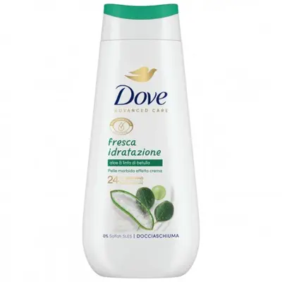 Dove Dove Fresh Shower Hydration With Aloe And Birch Sap 225 ml