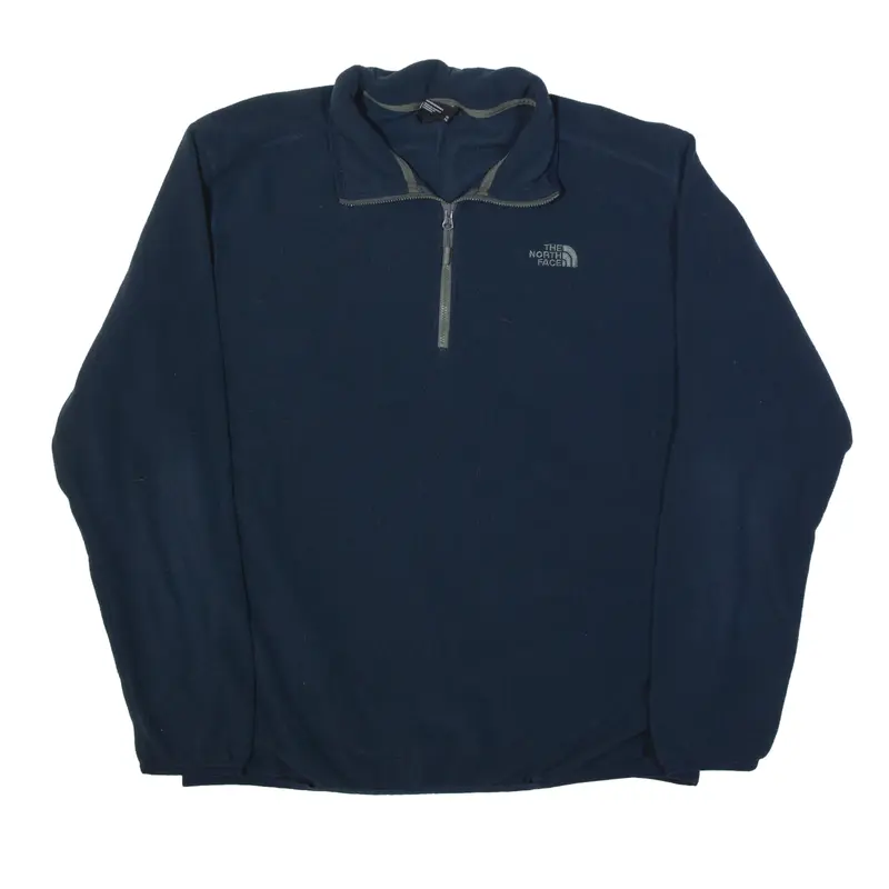 THE NORTH FACE Fleece Blue 1/4 Zip Mens XL