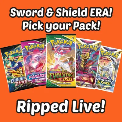 Pokemon: Sword & Shield ERA Booster Packs - Pick Your Pack!
