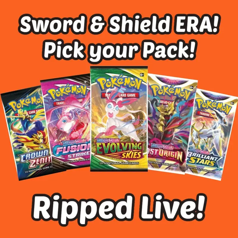 Pokemon: Sword & Shield ERA Booster Packs - Pick Your Pack!