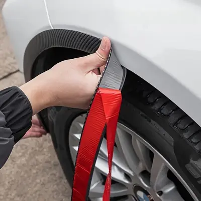 Carbon Fiber Car Anti-scratch Strip, Car Wheel Eyebrow Collision Strip, Car Wheel Arch Protective Cover, Wheel-arch Trim E...