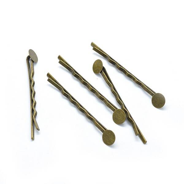 Iron Hair Bobby Pin Findings