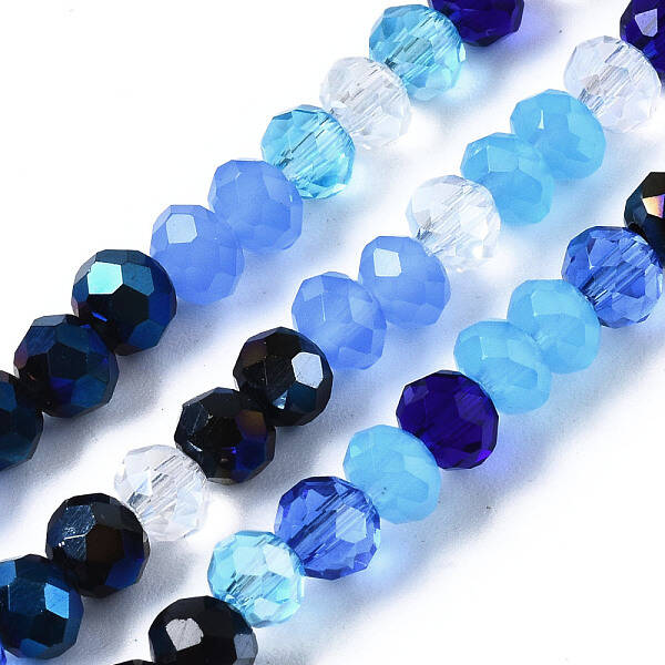 Electroplate Glass Beads Strands
