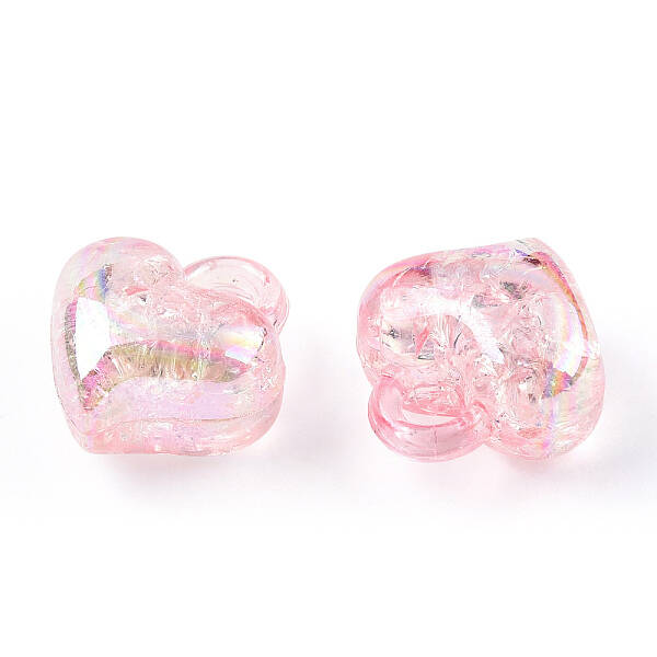 Transparent Crackle Acrylic Pendants