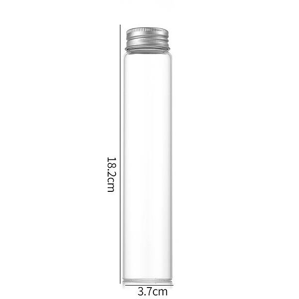 Clear Glass Bottles Bead Containers