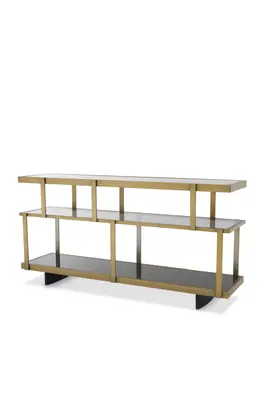 Brass Shelving Media Unit | Eichholtz Nesto