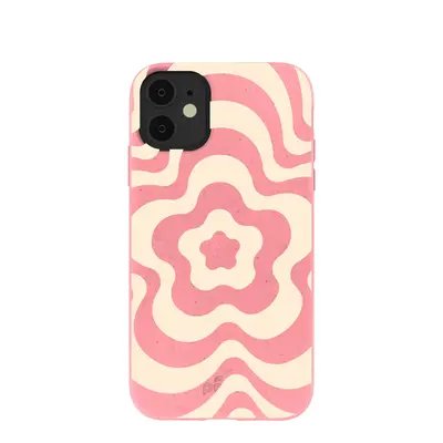 Bubblegum Pink Morning Flower iPhone 11 Case