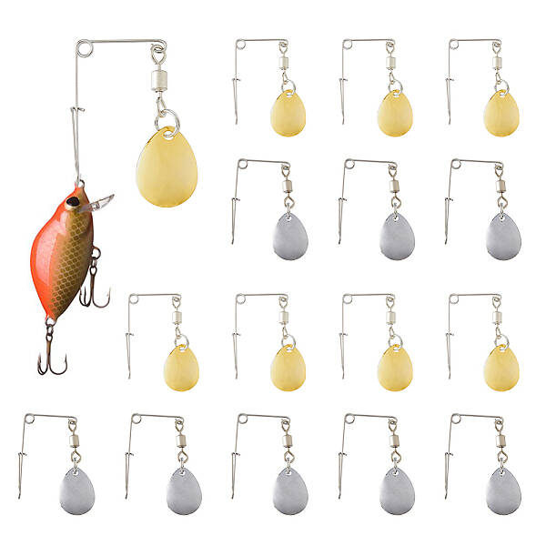 50Pcs 2 Colors 304 Stainless Steel Hook Trigger