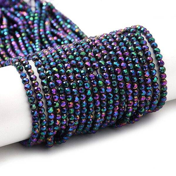 Electroplate Glass Beads Strands