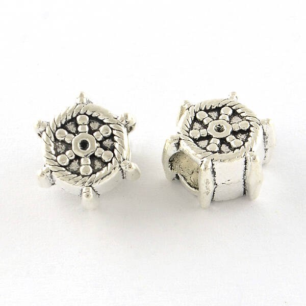 Helm Tibetan Style Alloy European Beads