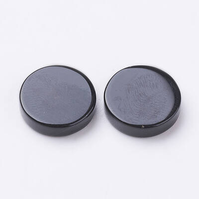 Natural Black Agate Cabochons