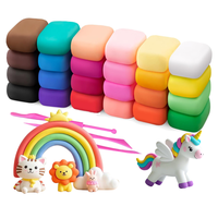 Kids Clay Set with Many Colors! Ultra-Light Air Dry Clay + Tools | Matte & Pearlescent Shades, Gift Box Included #DIYCrafts #...