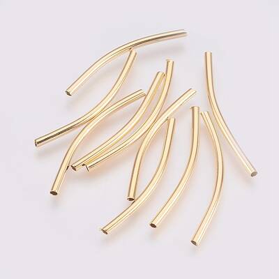 Brass Tube Beads