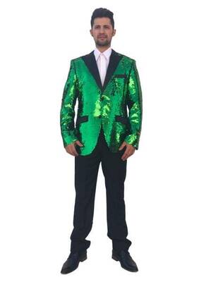 big and tall mens tuxedos - Black and Green Tuxedo
