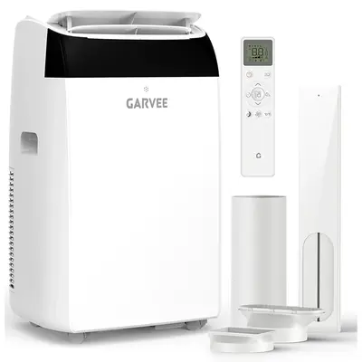 Garvee 14,000 BTU Portable Air Conditioner with Dehumidifier & Fan, Portable AC Units Cools up to 750 Sq. Ft., Remote Control...