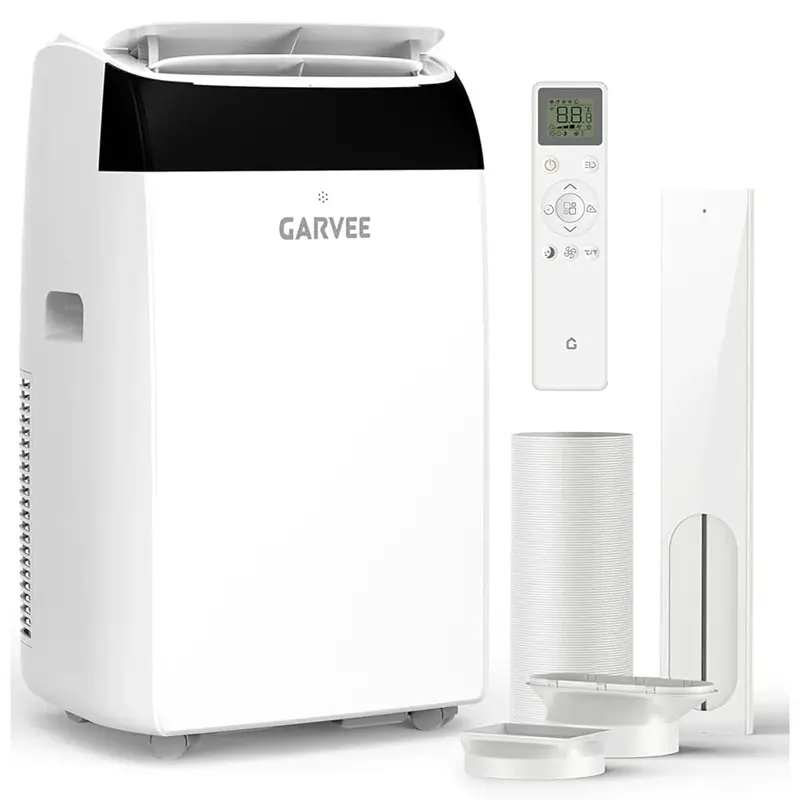 Garvee 14,000 BTU Portable Air Conditioner with Dehumidifier & Fan, Portable AC Units Cools up to 750 Sq. Ft., Remote Control...