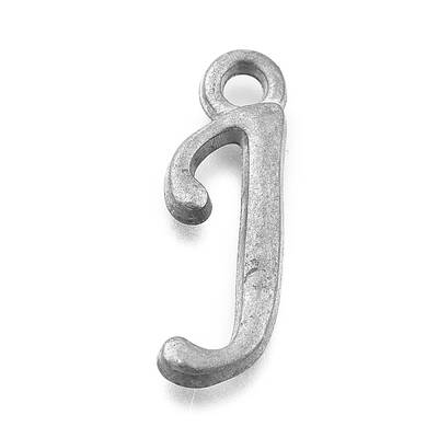 Alloy Letter Pendants