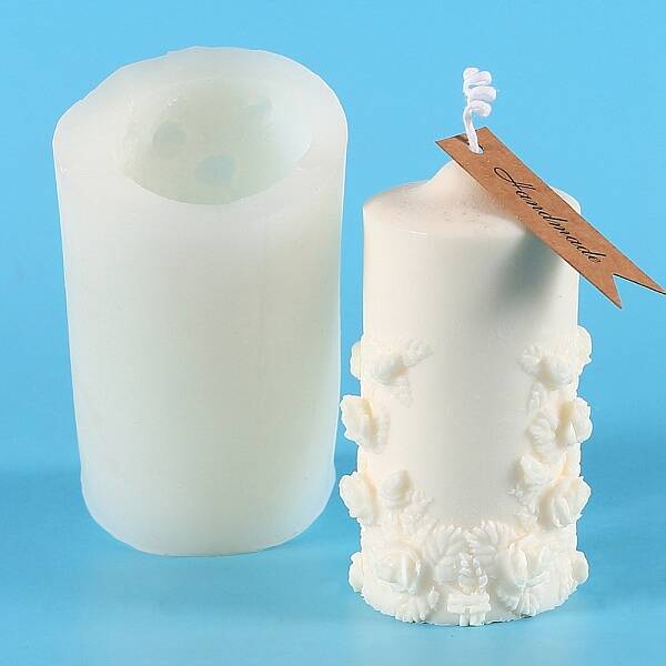 Column Food Grade Silicone Candle Molds
