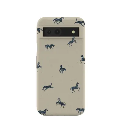 London Fog Mini Horses Google Pixel 8a Case