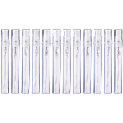1 Set Transparent Travel Portable Perfume Spray Bottles Plastic Bottles Clear Empty Bottles for DIY Liquid Products Multi Pur...