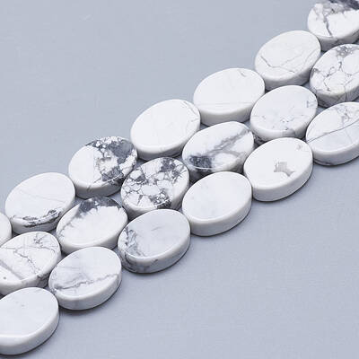 Natural Howlite Beads Strands