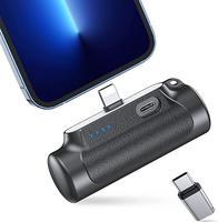 Small Portable Charger Mini Power Bank 6500mAh Battery Pack 20W PD Fast Charging Portable Phone Charger Lightning Port for iP...