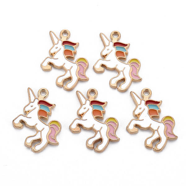 Alloy Enamel Pendants