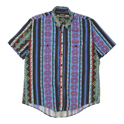 Outlaw Short Sleeve Shirt - XL Multicoloured Cotton