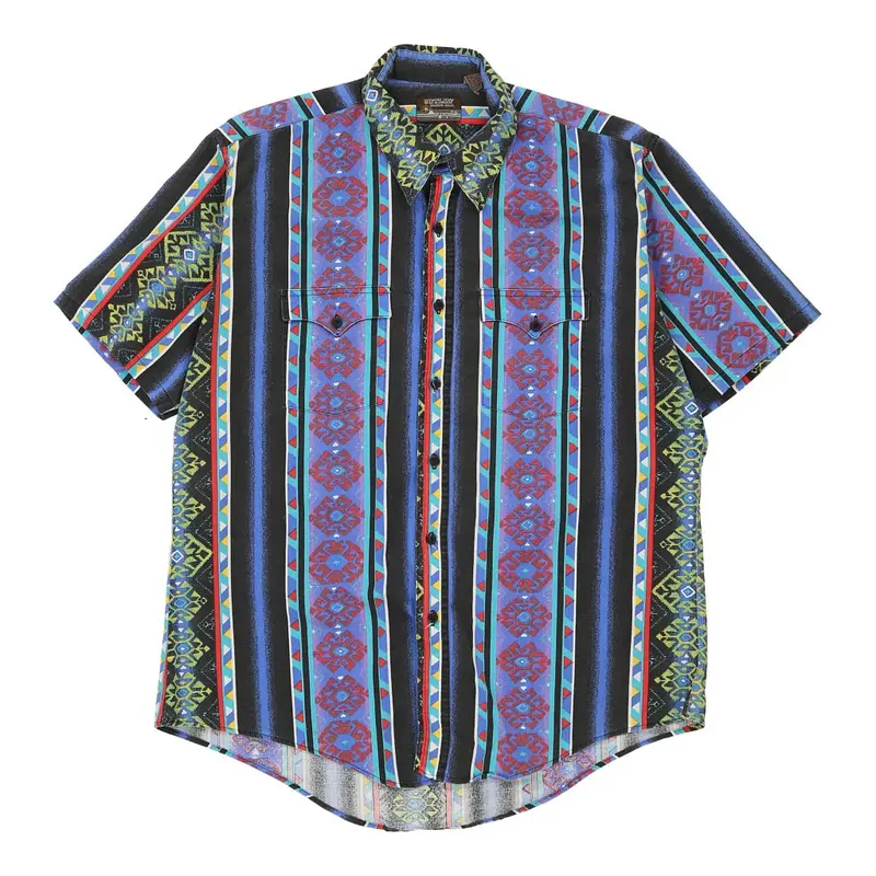 Outlaw Short Sleeve Shirt - XL Multicoloured Cotton