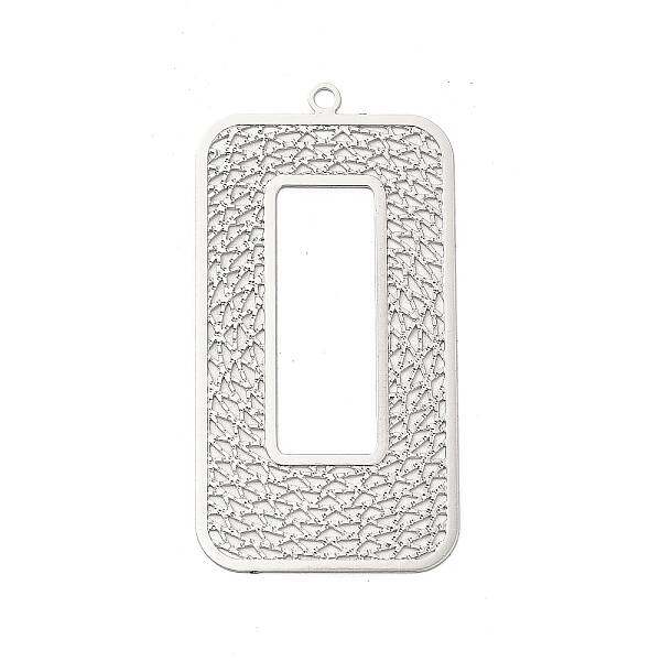 Rack Plating Brass Filigree Pendants