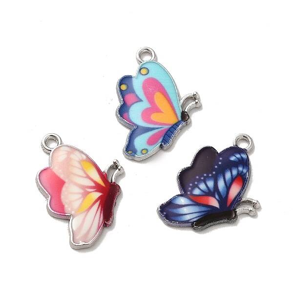 Alloy Enamel Pendants