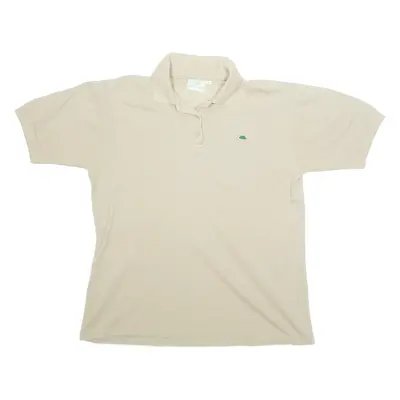 TURTLE LINE Mens Polo Shirt Beige M
