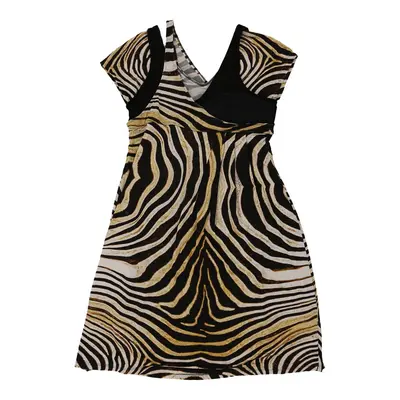 Just Cavalli Animal print Dress - Medium Brown Cotton | Size: medium
