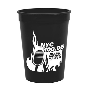 500 Custom Cups-On-The-Go 12 oz Stadium Cup - Dishwasher Safe & ...