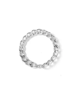 Braided Chain Ring | Metal Color: Silver | Size: 8
