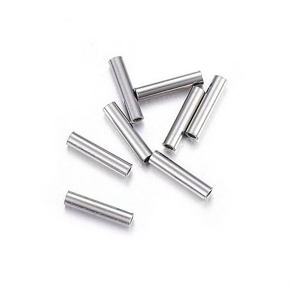 Non-Tarnish 201 Stainless Steel Tube Beads